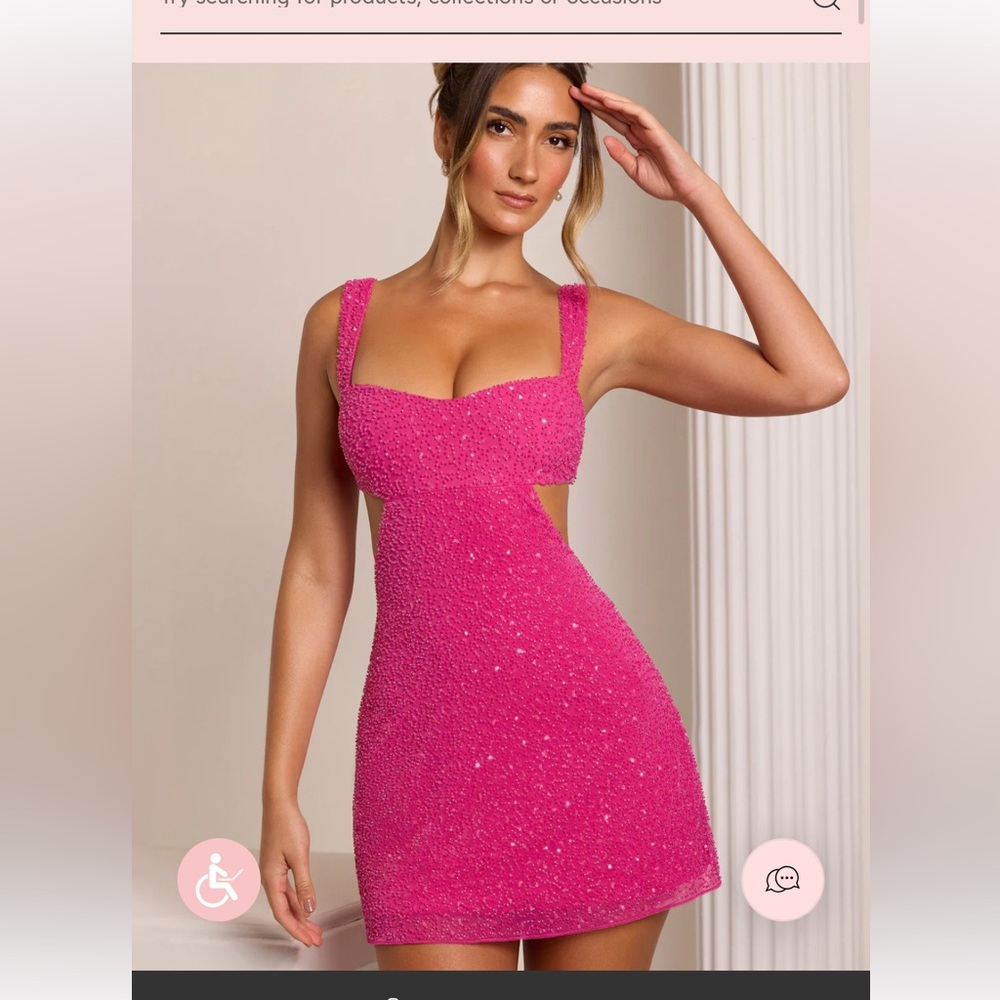Oh polly sequin dress